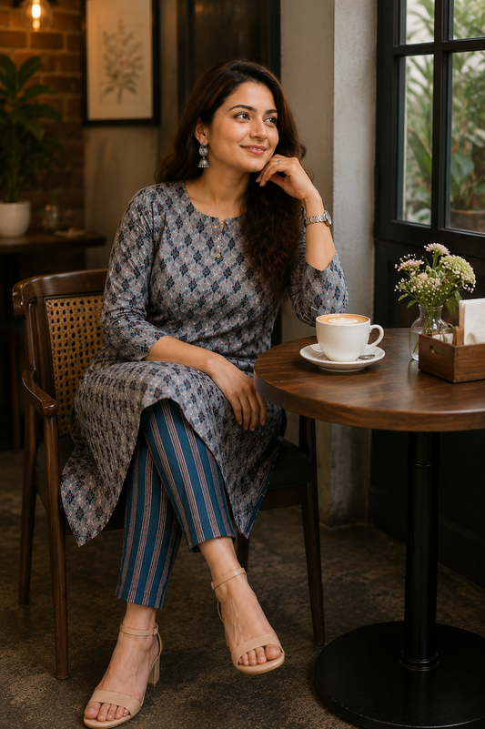 Blue Muse Co-ord Set