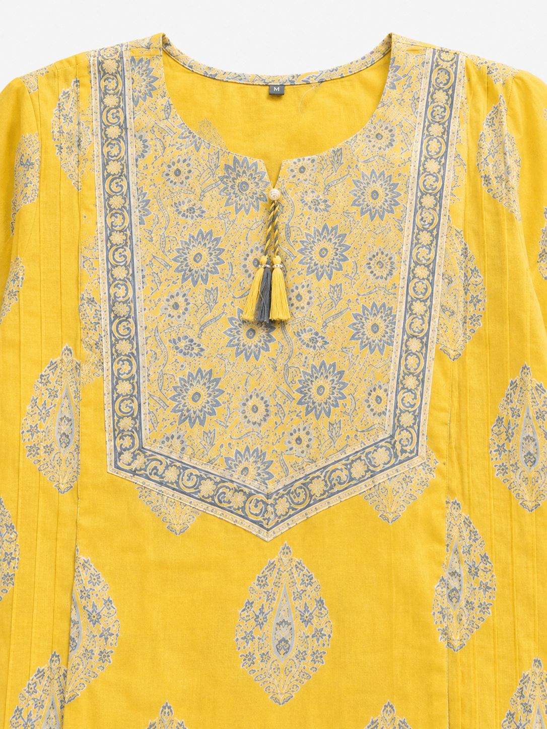 Sunshine Yellow Printed Kurta Set