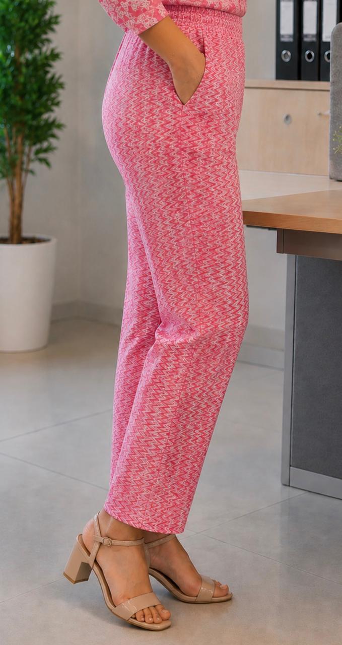 Pink Floral 3-piece Kurta Set