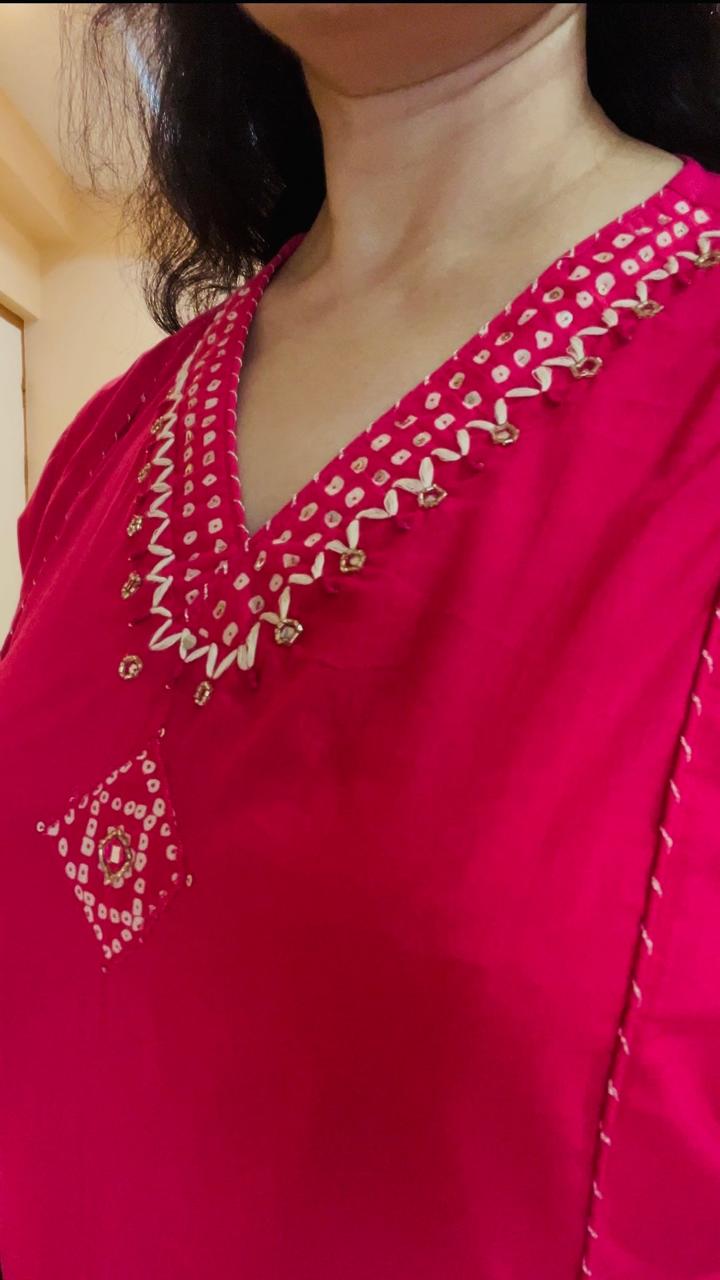 Rani Bloom Kurti Set