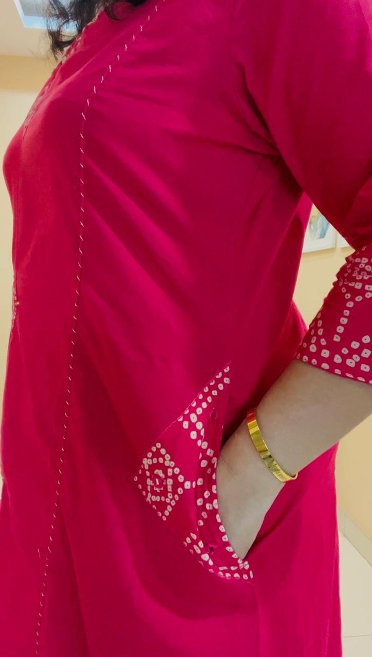 Rani Bloom Kurti Set